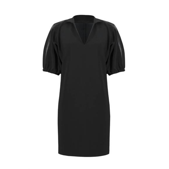 NEW JOSEPH RIBKOFF cutaway slit minimalist dress in black - Picture 5 of 5
